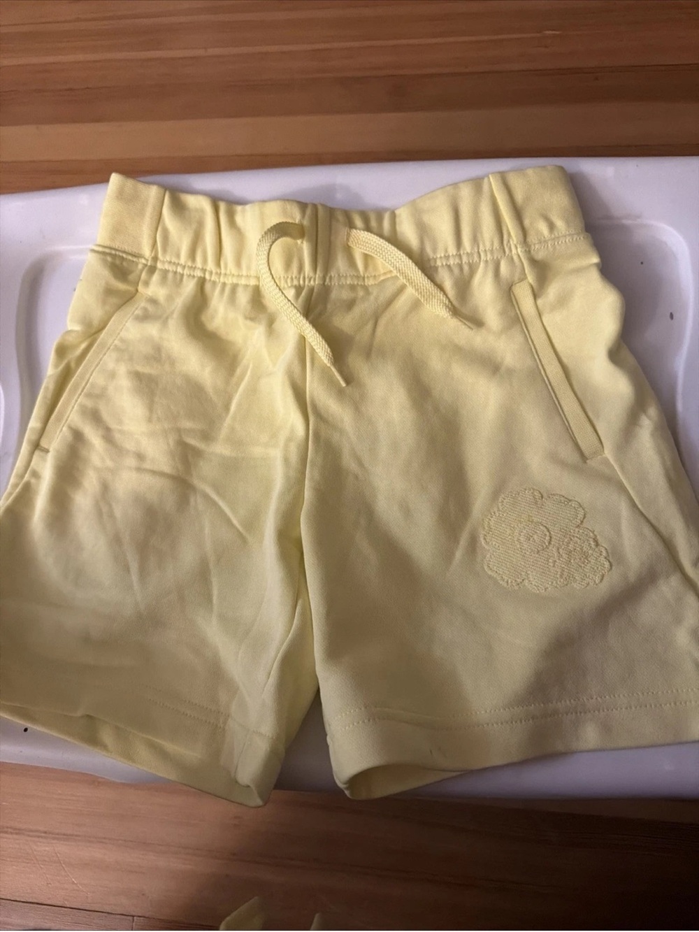 Nike Yellow Kids Shorts